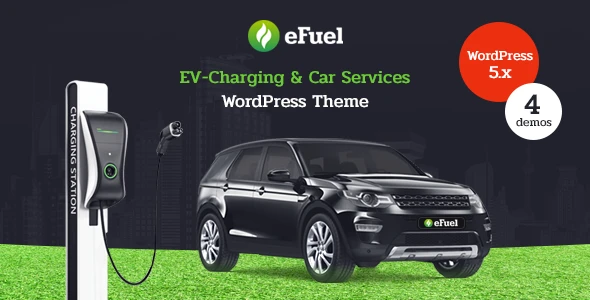 Efuel – Electric Car Rental & EV Charging WordPress Theme